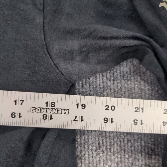 Rugby Elegant Violence Long Sleeve T-shirt Mens Medium Black Embroidered - Picture 14 of 14